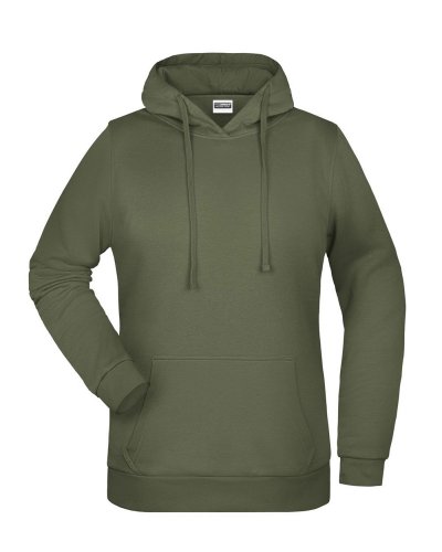 Basic Hoody Lady Olive