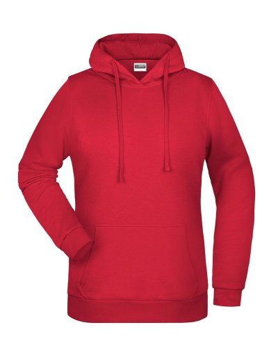 Basic Hoody Lady Red