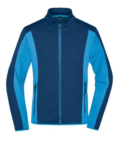 Men's Structure Fleece Jacket Navy/bright-blue