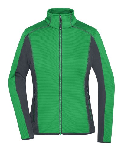 Ladies' Structure Fleece Jacket Fern-green/carbon