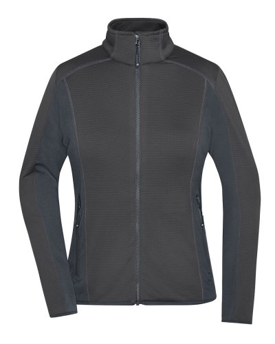 Ladies' Structure Fleece Jacket Black / Carbon