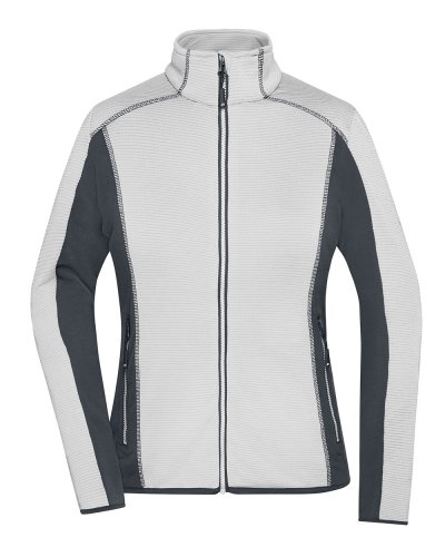 Ladies' Structure Fleece Jacket Off-white/carbon