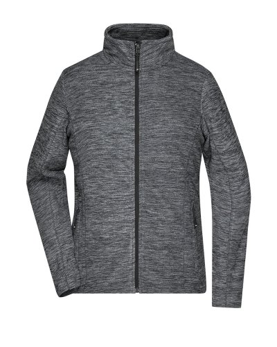 Ladies` Fleece Jacket Grey-melange/anthracite