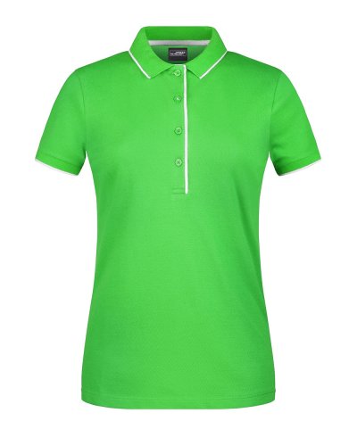 Ladies' Polo Stripe Frog / White