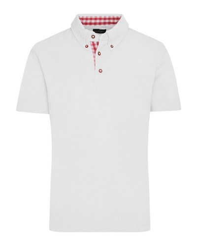 Men's Traditional Polo white/red-white