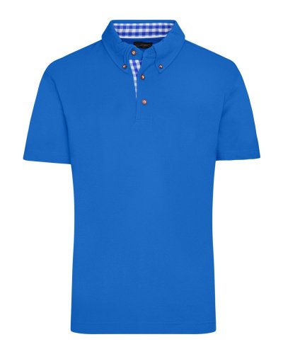 Men's Traditional Polo Royal/Royal-White