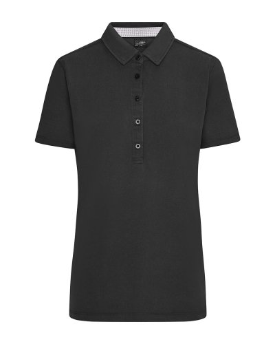 Ladies' Polo Black/ White / Titan