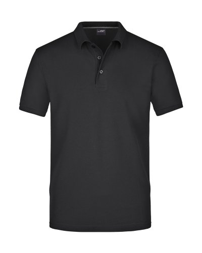 Men's Pima Polo Black