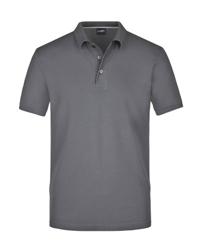 Men's Pima Polo Carbon