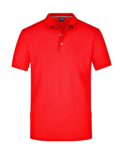 Men's Pima Polo Light Red