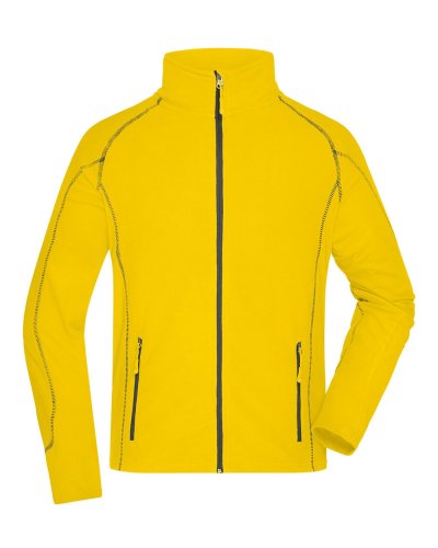 Men's Structure Fleece Jacket Yellow / Carbon