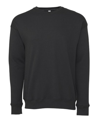 Unisex Sponge Fleece Drop Shoulder Sweatshirt DTG Dark Grey