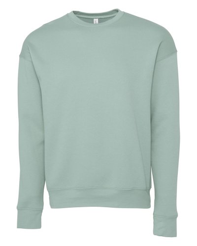 Unisex Sponge Fleece Drop Shoulder Sweatshirt Dusty Blue