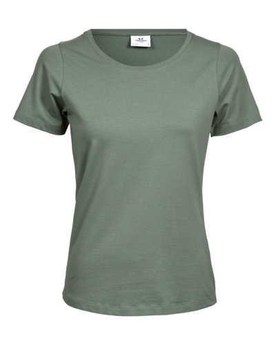 T-shirt donna Stretch Leaf Green