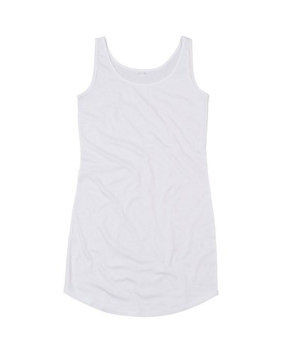 Vestito tank top sagomato White
