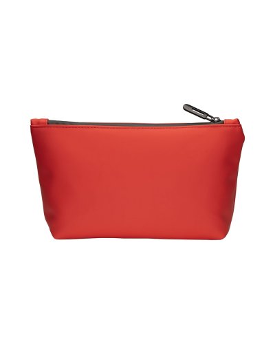 Beauty case con chiusura con zip Rosso