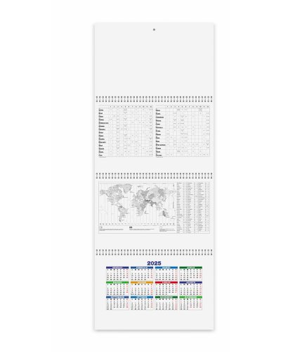 Calendario trittico Spiral Color