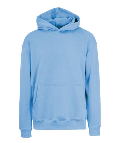 Felpa 365 over cappuccio unisex Celeste