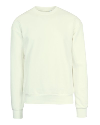 Felpa 365 over girocollo unisex Crema