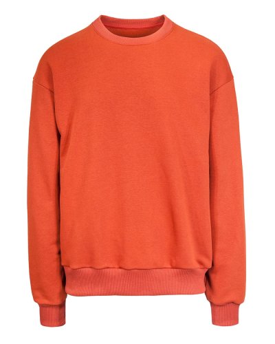 Felpa 365 over girocollo unisex Terracotta