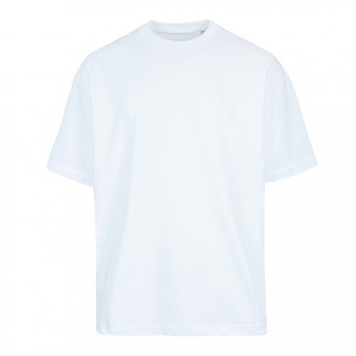 Maglia over girocollo manica corta Bianco