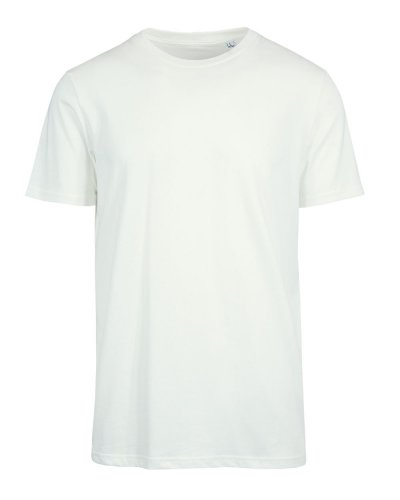T-shirt uomo in cotone organico Bianco Panna