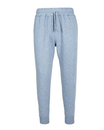 Pantalone bambino in felpa stretch French Terry Cenere