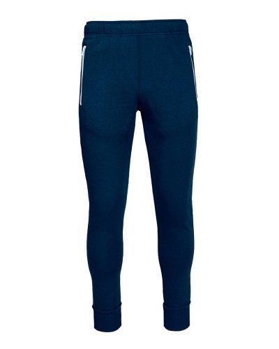 Pantalone in felpa soft casual Blu Navy/ Bianco