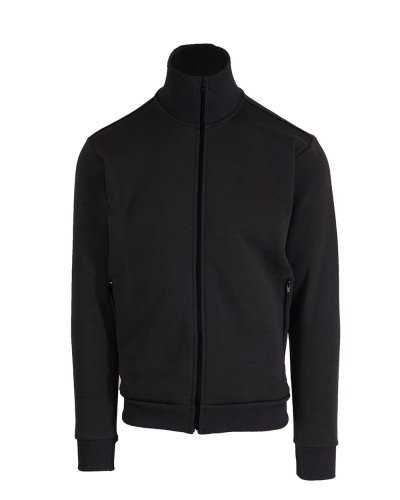 Jacket in felpa soft Nero/Nero