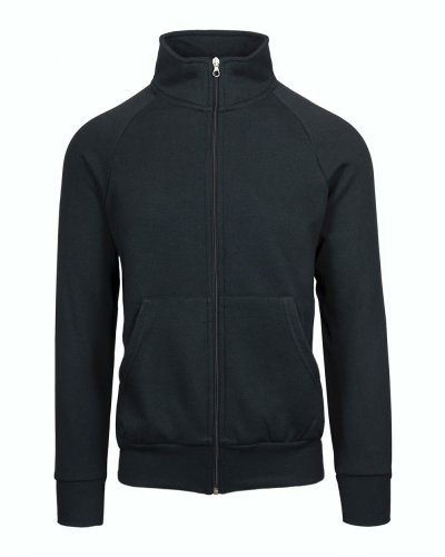 Felpa Ecosostenibile Jacket zip lunga Nero ECO