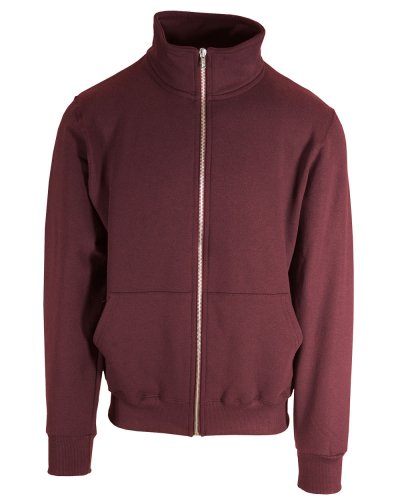 Felpa Stretch jacket zip lunga Bordeaux Sport