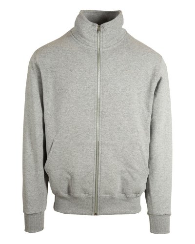 Felpa Stretch jacket zip lunga Cenere