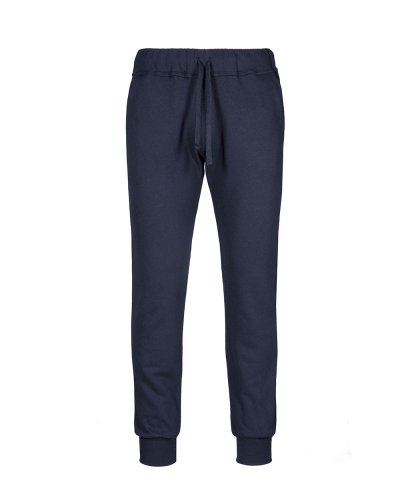Pantalone fit in felpa Blu