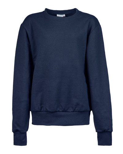 Felpa french terry bambino girocollo Blu