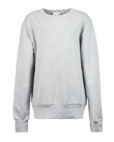 Felpa french terry bambino girocollo Cenere