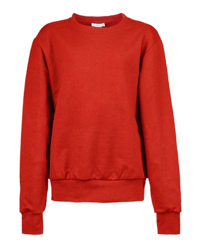 Felpa french terry bambino girocollo Rosso Sport