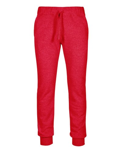Pantalone fit in felpa fondo Rosso Sport