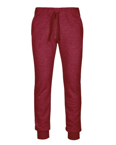 Pantalone fit in felpa fondo
