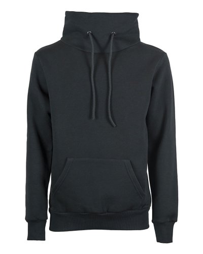 Felpa soft collo a sciarpa Nero