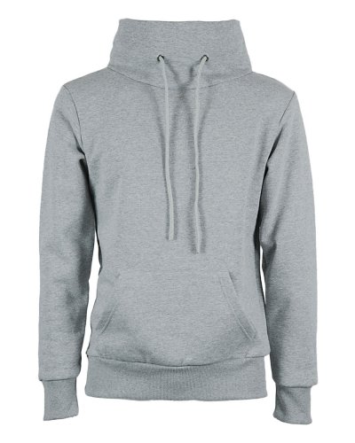 Felpa soft collo a sciarpa Melange Chiaro