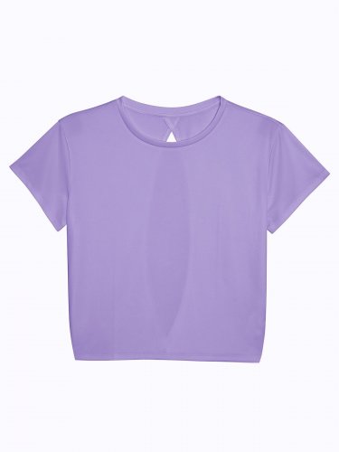 Women'S Open Back T Digital lavender