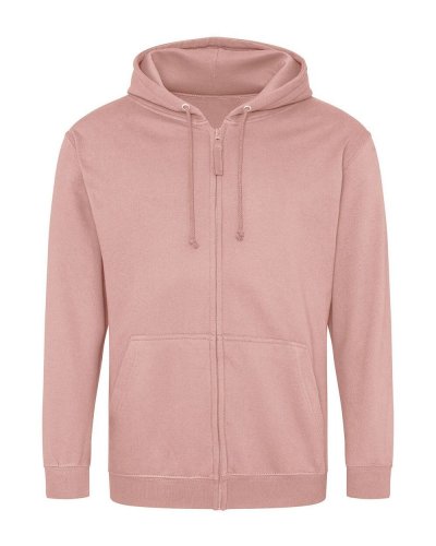 Felpa con cappuccio e zip intera Zoodie Dusty pink