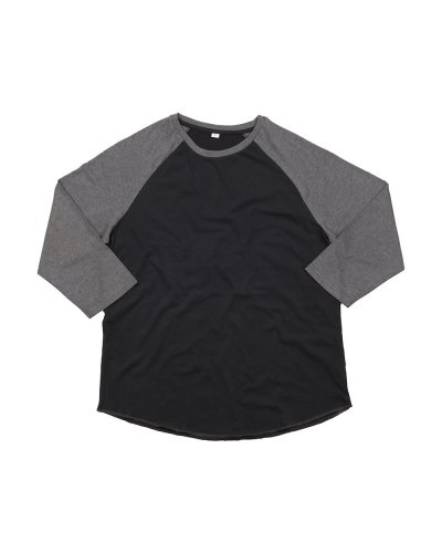 T-shirt a manica lunga Superstar Baseball T Black/Charcoal Grey Melange