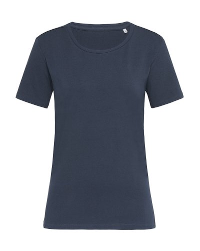 T-shirt donna girocollo Relaxed Claire Marina Blue