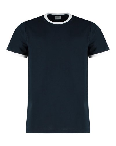T-shirt Ringer Fashion Fit Navy / White