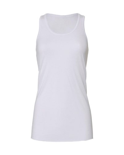 Tank Top Flowy schiena nuotatore White