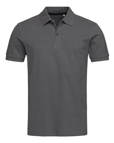 Polo manica corta Pique Henry Slate Grey