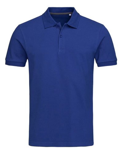 Polo manica corta Pique Henry True Blue