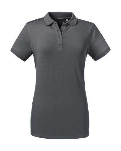 Polo donna Tailored Stretch Convoy Grey