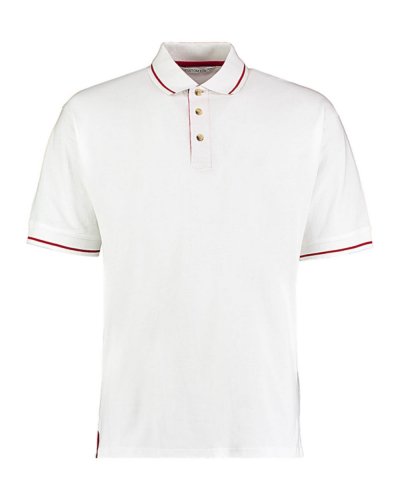 Polo uomo St. Mellion Classic Fit White / Red